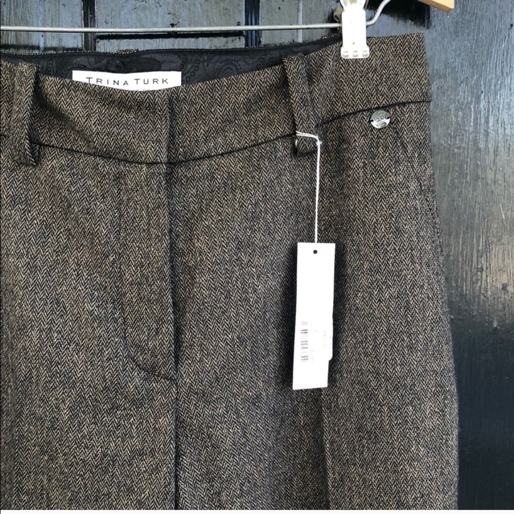Trina Turk Tweed Trousers- NWT